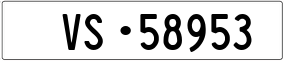 Truck License Plate